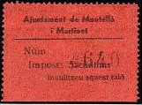 MONTELLÁ i MARTINET 5 cts