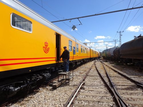 Zaragoza. 2016-09-14 al 18. EXFILNA-ECC 2016. AZAFT. Tren Postal. Casetas. 2016-09-18. Imagen 02. Baja.JPG