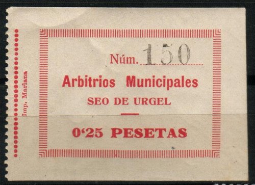 SEO de Urgel 25 cts