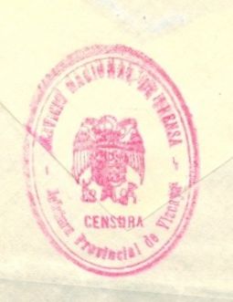 Censura del servicio nacional de prensa.