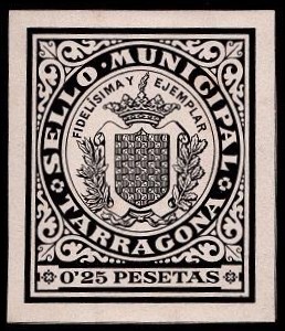 TARRAGONA. 25 cts sd