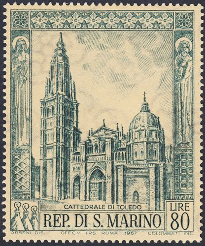 1967_San Marino_Catedrales_Toledo.jpg