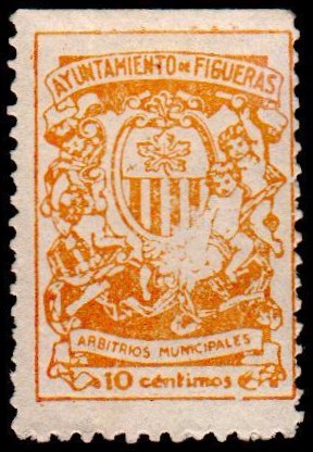 FIGUERAS 10 cts naranja fuerte