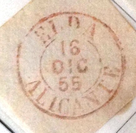 ELDA ALICANTE, ROJO 16 DICIEMBRE 1855