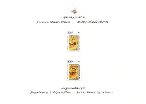 Vitoria-Gasteiz. Heraclio Fournier Vitoria. 100 anos despues. Tarjeta postal. Reverso. Baja.jpg