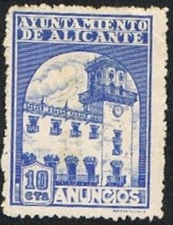 ALICANTE  10 ct azul Anuncios