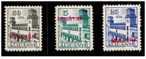 ALICANTE sello Muestra