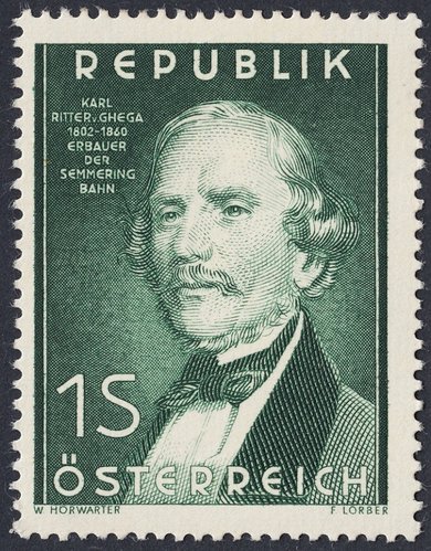 1951 Austria_Carl Ritter von Ghega.jpg
