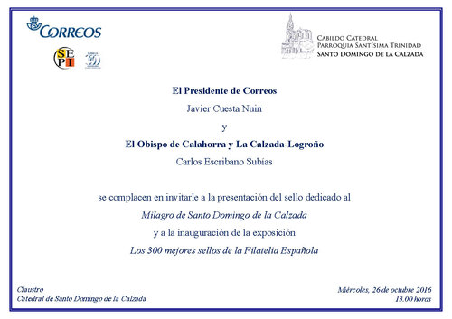 2016-10-14. Tradiciones y Costumbres. Milagro de Santo Domingo de la Calzada. Presentación. 2016-10-26.jpg
