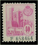 40 cts serie F mayuscula